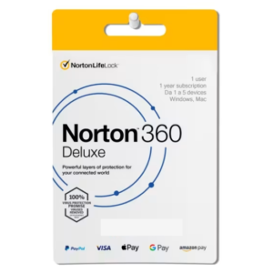 Symantec Norton 360 Deluxe Security for 5 Devices